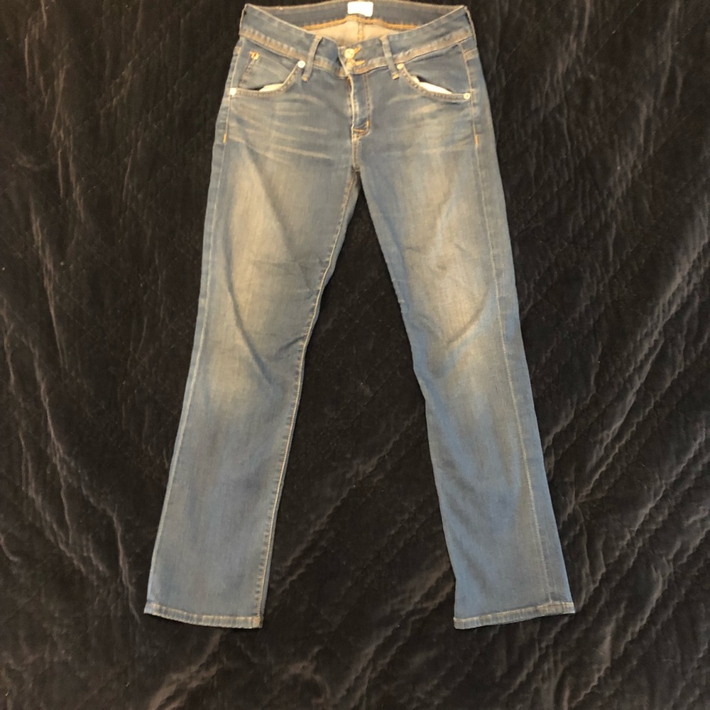Hudson Beth Midrise Crop Baby Boot Jeans 28